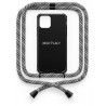 NECKLACY Necklace Case iPhone 12 Mini Black Domino Swirl | iPhone Zubehör Nürnberg