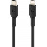 Belkin Lightning/USB-C Kabel PVC, mfi zertifiziert, 1m schwarz