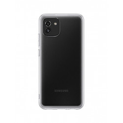 Samsung Soft Clear Cover EF-QA036 f. Galaxy A03, Transparent