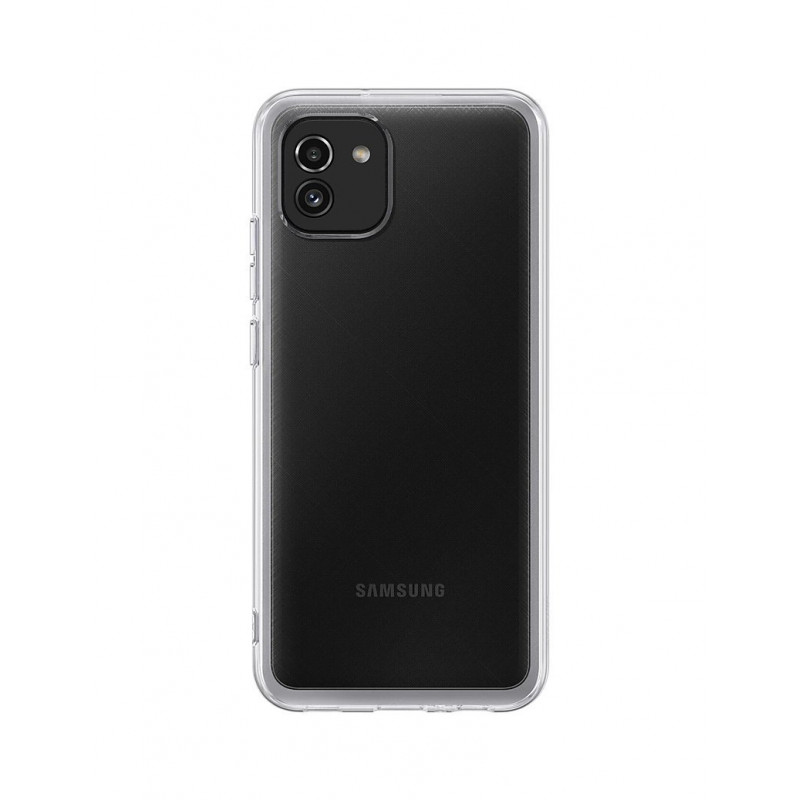 Samsung Soft Clear Cover EF-QA036 f. Galaxy A03, Transparent