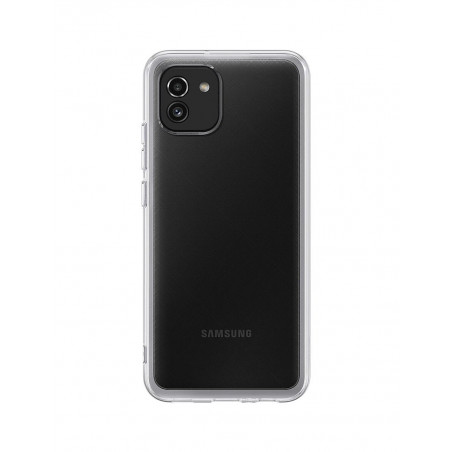 Samsung Soft Clear Cover EF-QA036 f. Galaxy A03, Transparent