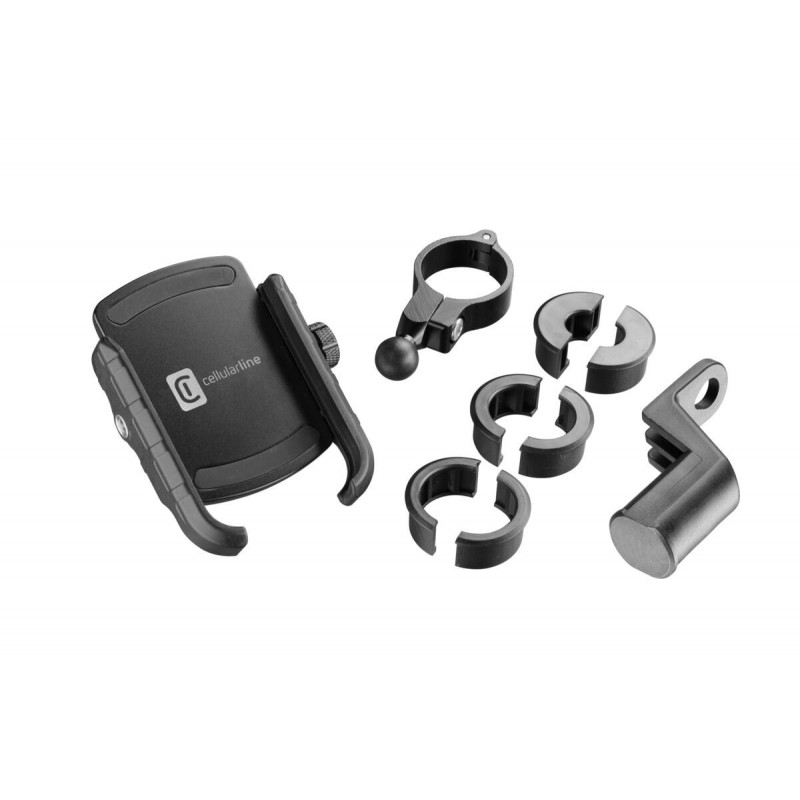 Cellularline Handy Halter für Motorrad, Fahrrad & E-Scooter