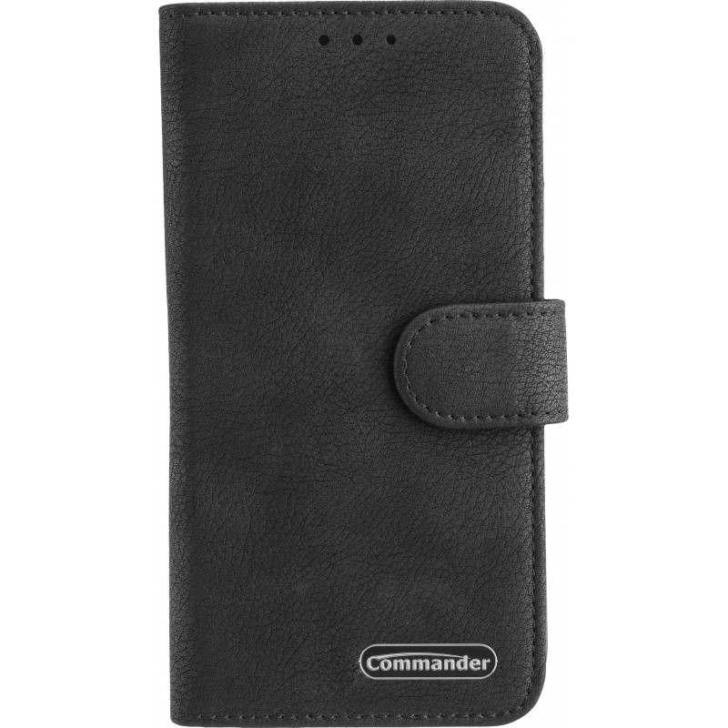 Apple iPhone 15 Pro COMMANDER BOOK CASE ELITE, Black