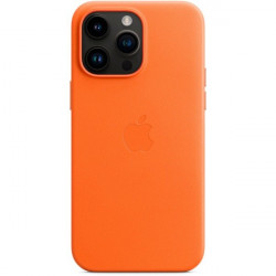 Original Apple iPhone 14 Pro Max Leder Case mit MagSafe - Orange
