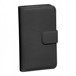 PEDEA Book Cover Classic für iPhone 14 Plus, schwarz