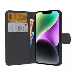 PEDEA Book Cover Classic für iPhone 14 Plus, schwarz 2
