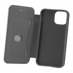 COMMANDER CURVE Book Case DELUXE für Samsung A34 5G Elegant Royal Dark Gray