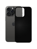 PEDEA Soft TPU Case für iPhone 15 Pro, schwarz