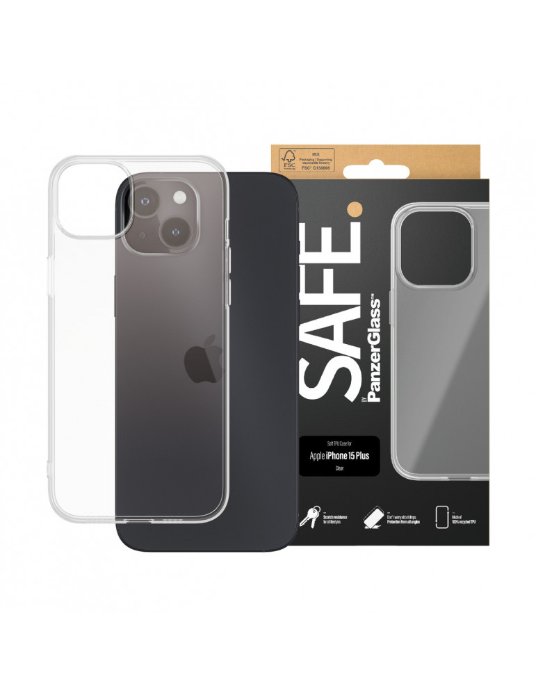SAFE. by PanzerGlass TPU Case iPhone 15 Plus
