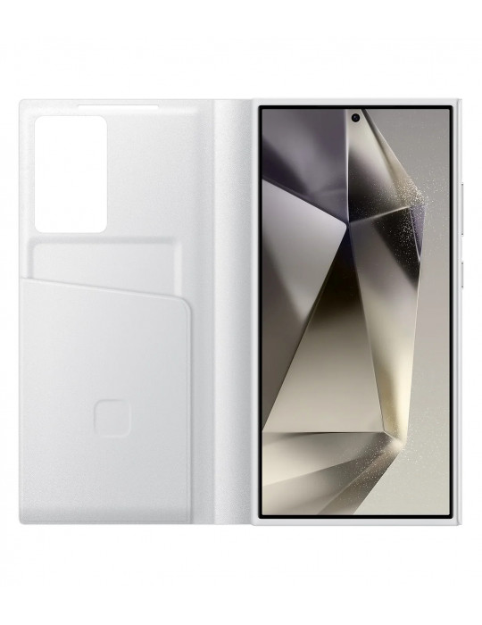 Samsung Smart View Wallet Case für Galaxy S24 Ultra, White
