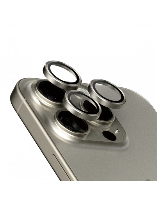 PanzerGlass Hoops iPhone 15 Pro, Pro Max Natural Titanium PanzerGlass Hoops iPhone 15 Pro, Pro Max Natural Titanium