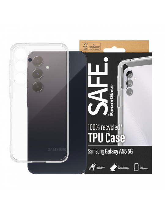 SAFE. by PanzerGlass Case Samsung A55 5G, clear SAFE. by PanzerGlass Case Samsung A55 5G, clear