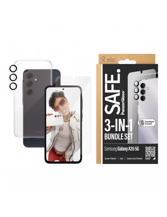 SAFE. by PanzerGlass 3-in-1 Samsung A35 5G SAFE. by PanzerGlass 3-in-1 Samsung A35 5G