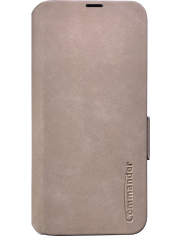 COMMANDER BOOK CASE ELITE Beige für Apple iPhone 15 Pro