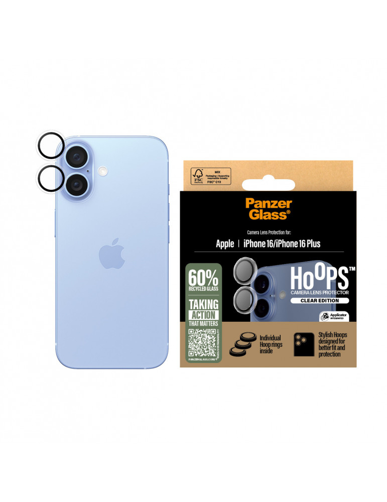 PanzerGlass Hoops Clear  iPhone 16/16 Plus