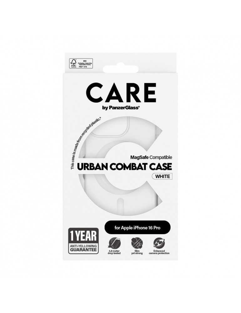 CARE Case Flagship White MagSAFE iPhone 16 Pro