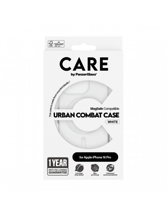 CARE Case Flagship White MagSAFE iPhone 16 Pro