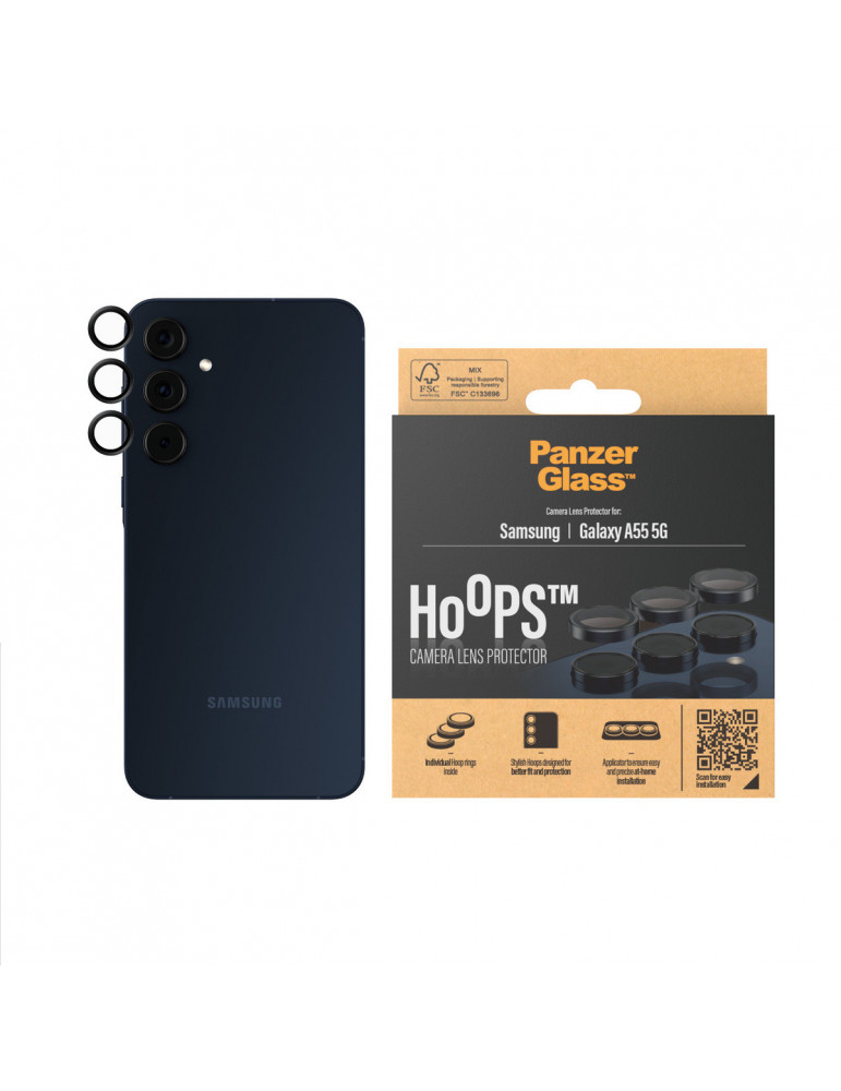 PanzerGlass Hoops Samsung Galaxy A55 5G, Black
