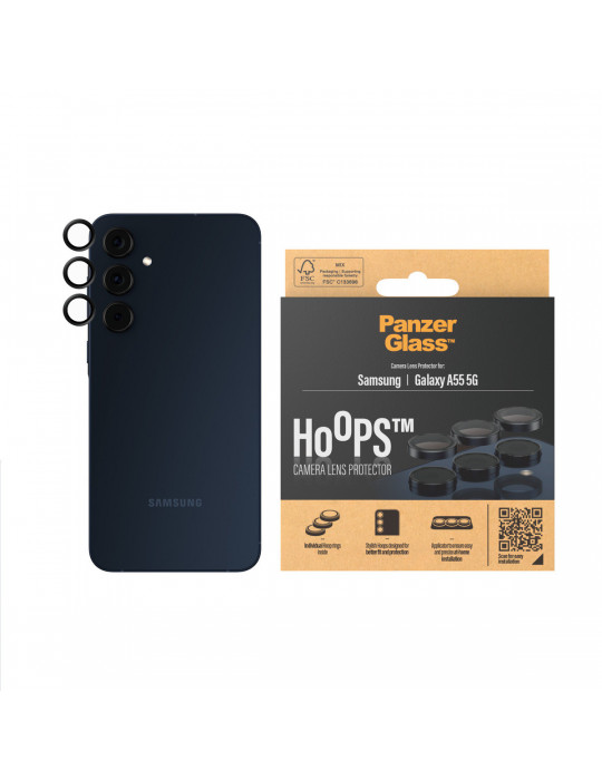 PanzerGlass Hoops Samsung Galaxy A55 5G, Black