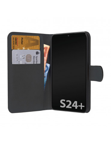 PEDEA Book Cover Classic für Samsung Galaxy S24+ 5G, schwarz 2
