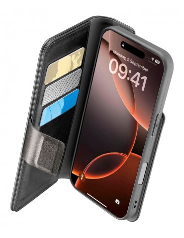 Cellularline Book Agenda 2 Case iPhone 16 Pro Max Black 2