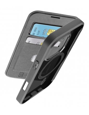 iPhone 16 Pro Max Cellularline Book Case Daily MAG Black