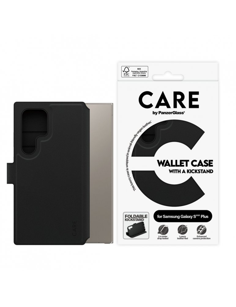CARE Feature Wallet Case w. Kickstand Samsung Galaxy S25 Ultra CARE Feature Wallet Case w. Kickstand Samsung Galaxy S25 Ultra