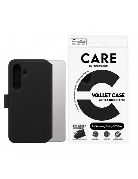 CARE Feature Wallet Case w. Kickstand Samsung Galaxy S25 Plus CARE Feature Wallet Case w. Kickstand Samsung Galaxy S25 Plus
