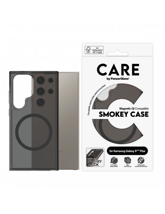 CARE Flagship Case Smokey/Black QI Compatible Galaxy S25 Ultra CARE Flagship Case Smokey/Black QI Compatible Galaxy S25 Ultra