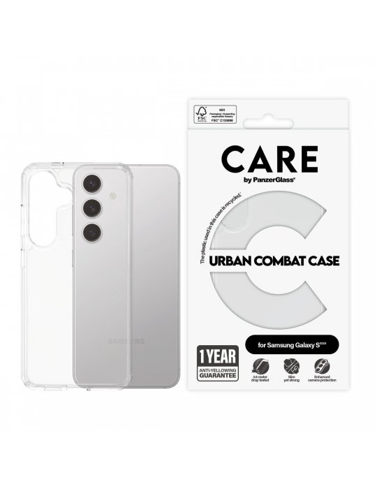 CARE Flagship Case Clear w. Clear Frame Galaxy S25 CARE Flagship Case Clear w. Clear Frame Galaxy S25