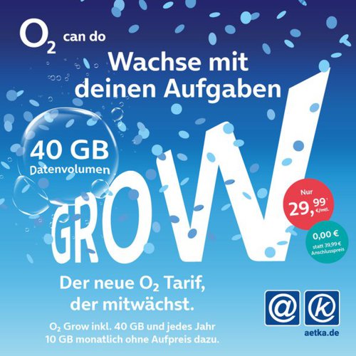 O2 Grow Angebot Nürnberg