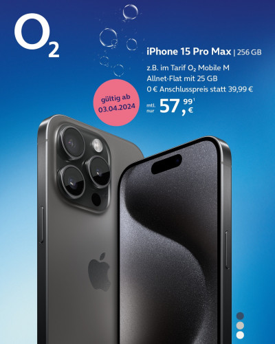 iPhone 15 Pro Max O2 Deal!